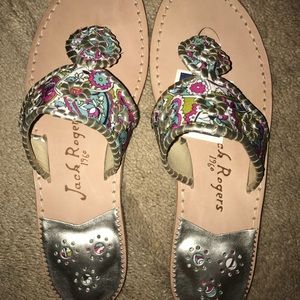Paisley Jack Rogers size 8 NIB RARE